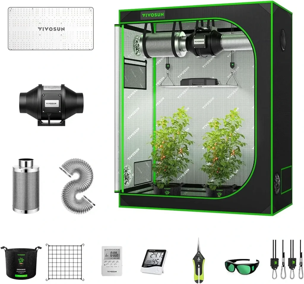 Best Grow Tent Kit for Beginner's Product Image: VIVOSUN Standard Grow Tent Kit GIY-42 (2x4) Product Image: VIVOSUN Standard Grow Tent Kit GIY-42 (2×4)